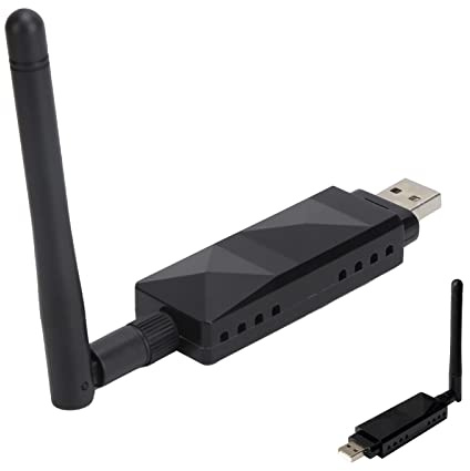 AR9271 Adaptador WiFi inalámbrico USB con antena externa de 2 dBi, para Kali Linux Ubuntu Windows XP 7 8 10 ROS