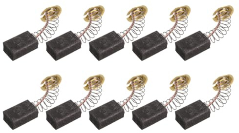 QUARKZMAN Escobillas de Carbón para Motor CB-43, 17x11x7mm 10pcs | Cepillos de Carbón para Herramienta Eléctrica, Reemplazo de Reparación de Angular Amoladora Mesa Sierra Taladro de Mano
