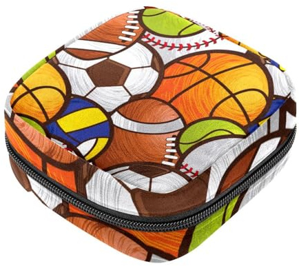 RODAILYCAY Damenbinden Aufbewahrungsbeutel für Frauen, große Kapazität, Menstruationspad-Tasche, Ball-Menstruationstaschen, Tampon-Sammelhalter, Geldbörse