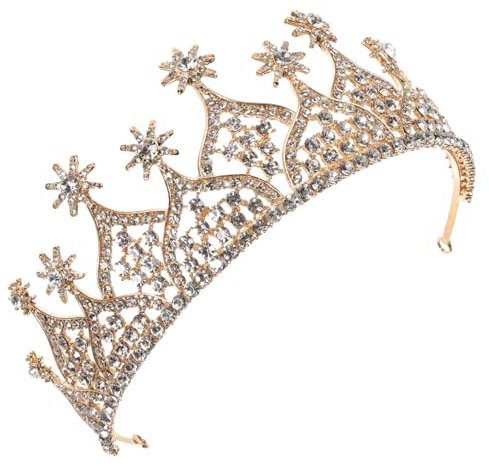 OFFSCH Brautstirnband Haarei Hochzeitskopfschmuck Strassstirnband Brautkopfschmuck Hochzeitshaar-tiara-dekoration