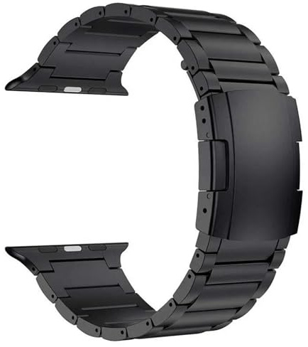 Premium Titan Armband für Apple Watch Ultra 2 Armband Titan für Apple Watch 10 I Ultra 3 mit Sicherheitsschließe - Ärmbänder der Serie Universe (42mm 44mm 45mm 46mm 49mm)