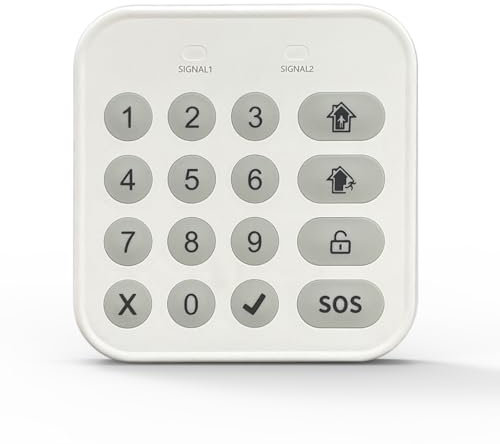 HXLZYF - Alarma para casa, teclado inalámbrico, apto para YX-800/YX-800S del sistema de alarma Wi-Fi