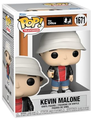 Funko POP! TV: The Office - Kevin Malone | Offizielles Comedy Merch - Vinyl Sammelfigur als Regal Deko - Geschenkidee zum Geburtstag für Fans und Sammler