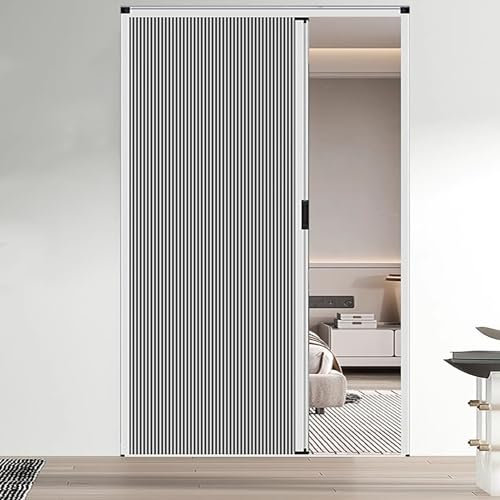 WhamtL Falttür Individuell Anpassbare Innen- und Schrank-Falttür, Unsichtbare Schranktür mit Scheunenpaneelen Als Raumteiler, Kompakte Wabenfalttür für Mehr Privatsphäre(58x80in(147.3x203.2cm))