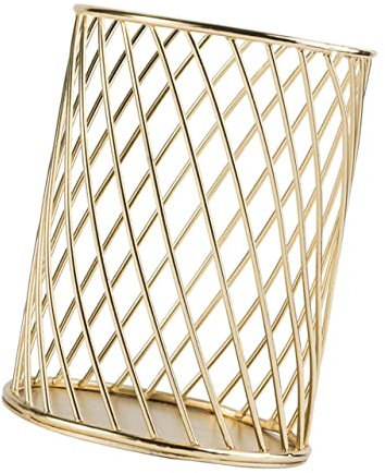 Housoutil Metall Stiftehalter Hohl aus Eisen Multifunktionaler Pinselbehälter Schreibtisch Organizer für Büro Schule Schlichte Dekoration Geschenk für Lehrer und Schüler