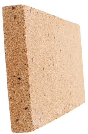KOMBIUDA Piedra para Horno Resistente a Altas Temperaturas Ladrillos Refractarios para Estufas y Barbacoas, Material Duradero para Ambientes de Calor Intenso
