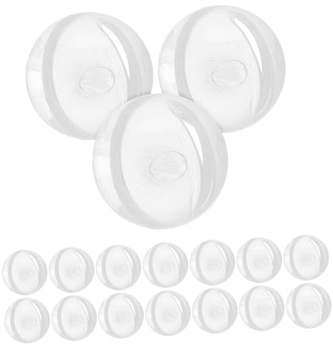 Beaupretty 30stücke Rasselkugeln aus Kunststoff Geräuschbälle für Junge Mädchen und Haustiere Puppenzubehör Diy-bastelmaterial für Neugeborene und Stofftiere