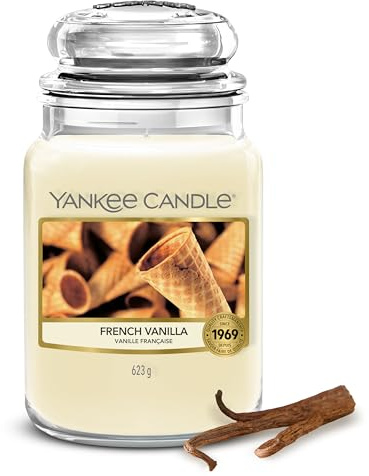 Yankee Candle Scented Candle | French Vanilla Large Jar | Long Burning Candles: up to 150 Hours | Perfect Gifts for Women