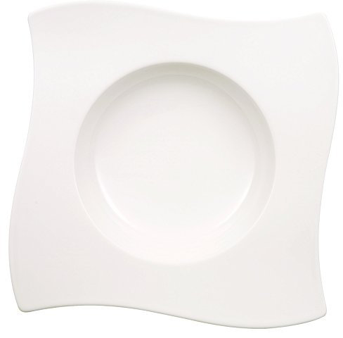Villeroy & Boch 1025257450 New Wave Suppenschalen, 4 Stück Schalen, Porzellan, Geschirr