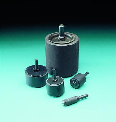 3M 45152 Abrasive Rubber Cushion Polishing Wheel, Round Shank, 1/2 Diameter x 1-1/2 Width
