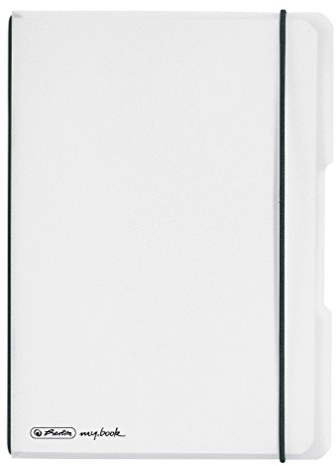 Herlitz 11361516 Notizheft (A5, LIN , 80 g/qm) 40 Blatt transparent