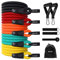 Resistance Bands with Handle, Exercise Bands Resistance for Women Men, 5pcs Resistance Tubes with Large Handles, Ankle Straps, Door Anchor, Carry Bag