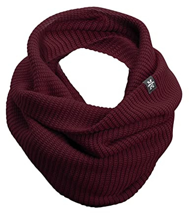 Manufaktur13 Knit Loop - Schlauchschal, Strick Loop mit Waffle Knit Muster, Wollschal/Langschal in versch. Farben erhältlich (M13)