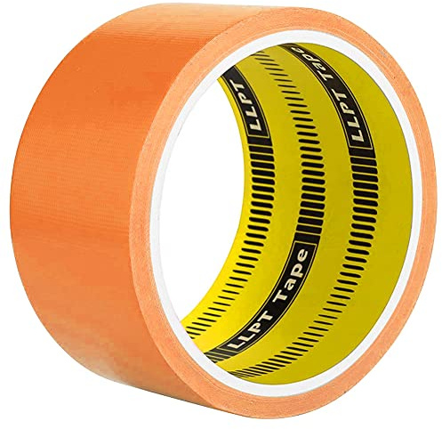 LLPT Rubans Adhésifs en Tissu Orange 50mm x 9m Heavy Duty Duct Tape | Ruban Adhésif de Réparation D'étanchéité pour Les Travaux Manuels de Décoration Intérieure et Extérieure