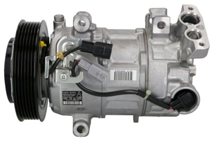 THERMOTEC KTT090090 Compresseur de clim 6SBH14C PAG 46 Compatible avec RENAULT Megane 3 3/5 portes BZ0/1 Scénic 3 JZ0/1 Megane 3 Coupé DZ, DZ0/1 Megane 3 Grandtour KZ, KZ0/1, NISSAN Qashqai II J11