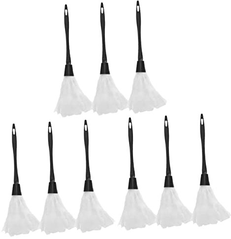 LIFKOME 9 Piezas polvo de mucama cepillo doméstico accesorios decorativos de plumero disfraz halloween disfraz de halloween decoracion coche plumero decorativo para fiestas Favor de fiesta