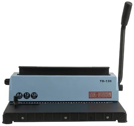 Bindemaschine, A4 Drahtbindemaschine Doppelschleifen-Drahtbinder for Bürodokumente, Schulbedarf und Heimbindung mit Eisenring,Bürobedarf