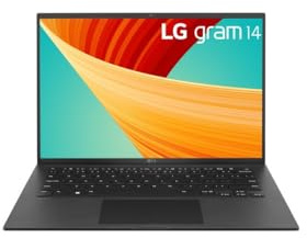 LG gram 14Z90RU-G.AA55B Portátil Ultraligero 14 Pulgadas, IPS WUXGA, Intel Core i5-1334U 10 núcleos, 16GB RAM, 512GB SSD, 999 g, Batería hasta 24.5h, Intel Graphics, Windows 11 Home, Negro