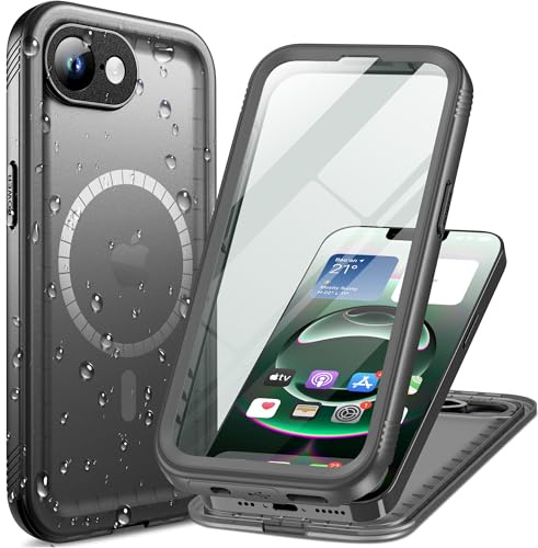 Cozycase TOP Militärschutz wasserdichte 360 Hülle Für iPhone 16e 17e | Magnetische Für MagSafe, Outdoor Panzerhülle Full Cover Armor Case, Soßfest Staubschutz Baustelle Waterproof Handyhülle