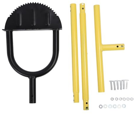 Manuale Half Moon Lawn Edgesr - Garden Weasel Edgesr con manico T per giardinaggio, agricoltura e paesaggio (strumenti di giardinaggio, pala di bordi manuali)