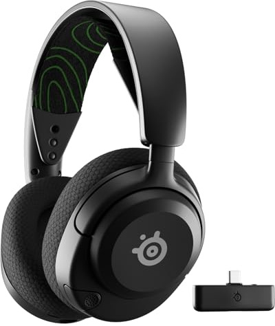 SteelSeries Arctis Nova 5X Wireless Xbox Gaming Headset– Für Xbox, PS, PC, Handy – Magnetische Neodym-Treiber – 100+ Audio Presets – 60 H Akkulaufzeit (Generalüberholt)