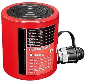 JMOUZHG 20 tonnellate di Tipo Corto Cilindro Idraulico di Sollevamento martinetto Corsa 50mm devono Essere utilizzati con affidabilità e Durata a Lungo Termine