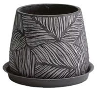 Fioriera creativa in cemento per esterni e interni, vaso di fiori ispessito di grande diametro personalizzato per soggiorno e casa, vasi ideali per piantare (taglia: M)