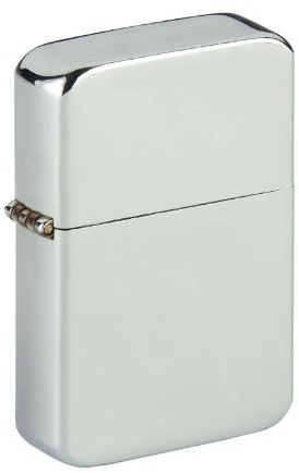 Smoking Accessories Storm Oil Lighter Polished Chrome