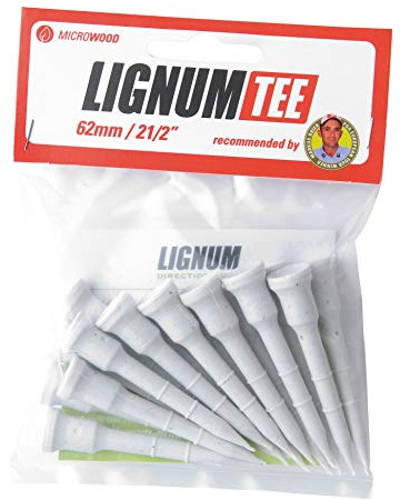 Lignum Tee, Golf-Tees, 6,4 cm (2 1/2 Zoll), Weiß