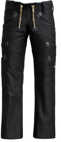 EIKO Highlander Zunfthose Serie 86ST mit Deutschleder-Knietaschen Schwarz