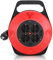 Aigostar 177430 - Cable de alimentación de bobina de cable enrollable de 10 metros con 4 tomas de corriente， cable retráctil de alta resistencia， disyuntor de 16A y materiales anti-inflamables