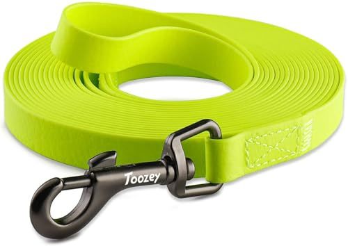 Toozey Schleppleine für Hunde, 3m / 5m / 7m / 10m / 15m / 20m Schleppleine mit Handschlaufe und Netztasche, Wasserdicht Trainingsleine für Große bis Kleine Hunde, Robuste Hundeleine
