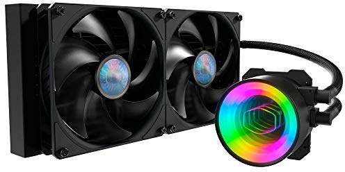 Cooler Master MasterLiquid ML280 Mirror Close-Loop AIO CPU Liquid Cooler, ARGB Mirror Pump, Dual Chamber Pump, SickleFlow 140 PWM Fans, AMD Ryzen AM5/AM4, Intel LGA1700*/1200 (MLX-D28M-A14PK-R1)