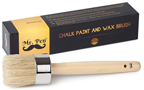 Mr. Pen Chalk & Wax Paint Brush, 2 Inch Round, Furniture Chalk Paint Brushes