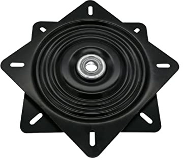Der-beste-Preis Drehteller 245x245mm Drehlager Drehtablett Druckkugellager Flanschlager Lager zum drehen Schwarz