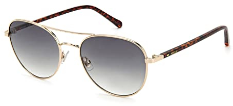 Fossil Fos 3123/g/s 3YG/9K LIGHT GOLD Sunglasses Women's Steel, Standard, 55
