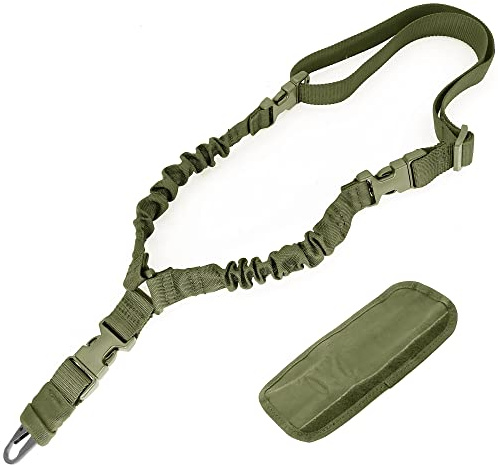 1 Punkt Sling Riemen für Gewehr einstellbare Flexible Schnellspanner EIN Punkt Gewehr Riemen langlebig Riemen mit Metallhaken für Outdoor-Sportarten