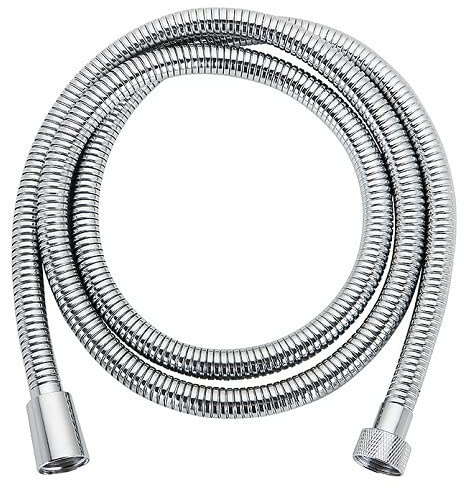 BSSTORE Flexible Pour Douche et Baignoire Type Extra Double Sertissage En Acier Inoxydable Raccords Universels 1/2 F Longueur 200 cm .…