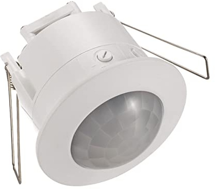 DAZZLEEX Encastré Pir Plafond Occupation Détecteur de Mouvement Détecteur Interrupteur de Lumière pour 360°