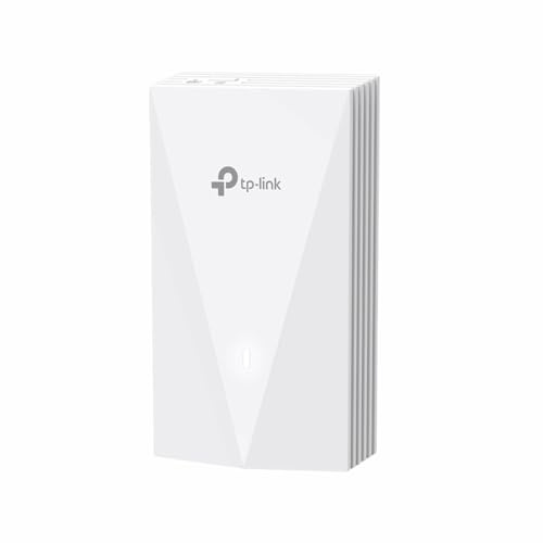 TP-Link EAP655-Wall Wi-Fi 6 Access Point AX3000 Dual-Band, Omada SDN, Zentrales Management, 1×1000 Mbps PoE Input, 3x1000 Mbps PoE Output, Omada Mesh WLAN, 802.3af/at PoE, VLAN, bis zu 16 SSIDs