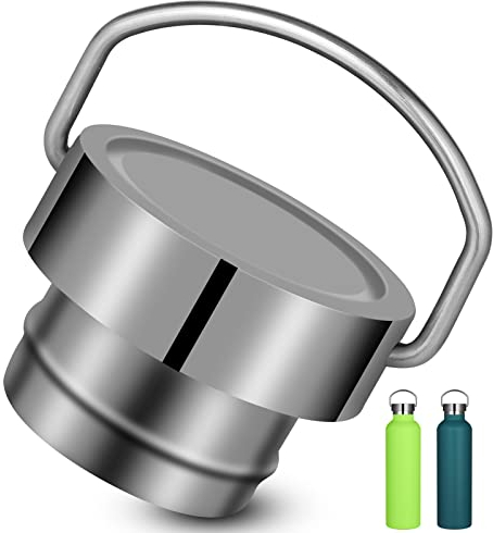 GeeRic Ersatzdeckel für Wasserflasche Edelstahl Edelstahl Trinkflasche Doppelwandige Compatible Trinkflasche 750ML /1L