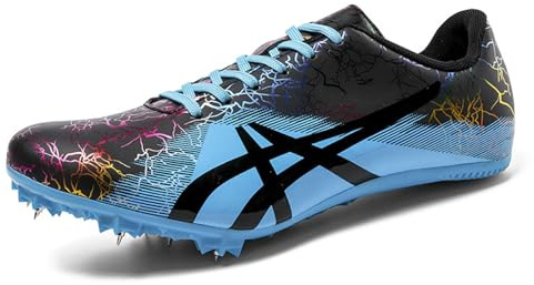 SerendipitousWhisper Unisex Leichtathletik-Laufschuhe rutschfeste Turnschuhe Sprint-Spikes Atmungsaktiv und bequem Spike-Schuhe für Rennen,Springen,Sprint-Lauf-Sneaker