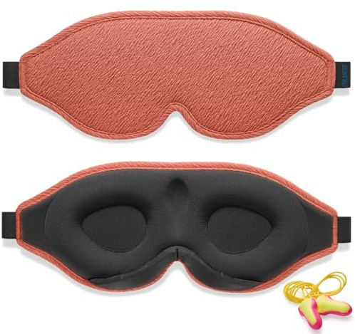 2026 Innovativ Sovmask för Män och Kvinnor, Ljusblockerande Ögonmask för Sömn, Tupplur, Meditation, Resa(Orange)