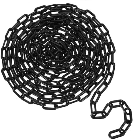 JECOMPRIS Vielseitige 10 M Lange Absperrkette Aus Kunststoff Sicherheitskette Für Baustellen Und Verkehrskontrolle