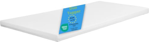 Bodyprotect Matratzen Topper Duo 120 x 200 cm H2 H3, Matratzentopper Gelschaum & Kaltschaum, Matratzenauflage für Boxspringbett. 7 cm