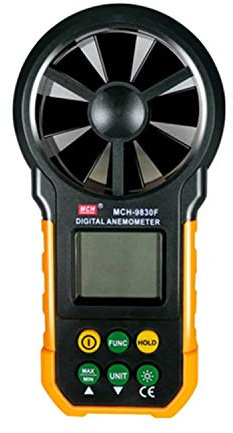 Instrument MCH-9830F d'anémomètre d'anémomètre numérique de vent tenu dans la main de haute précision d'anémomètre de Digital,Précision et Stabilité