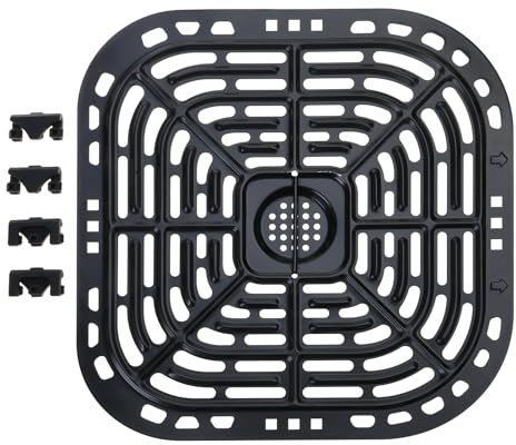 Air Crisper Teller Tablett Rack Zubehör geeignet für Backofen Pizza Gemüse Pommes Frites gesündere Frittieroption