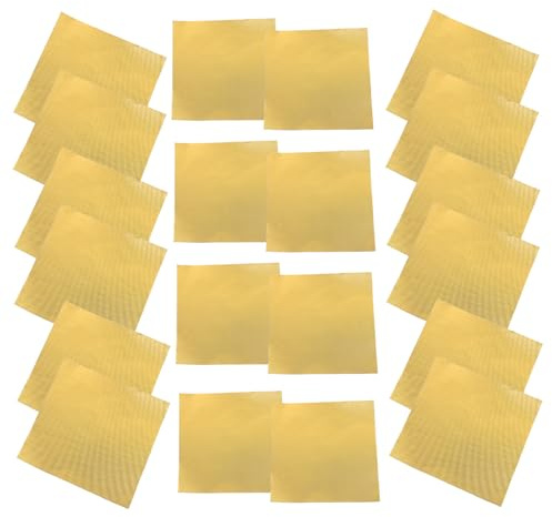 IMIKEYA 200 Pezzi involucri di caramelle carta per incartare avvolgere present wrapping paper pirottini per confetti involucri di cioccolato riutilizzabili involucri utili foglio di alluminio