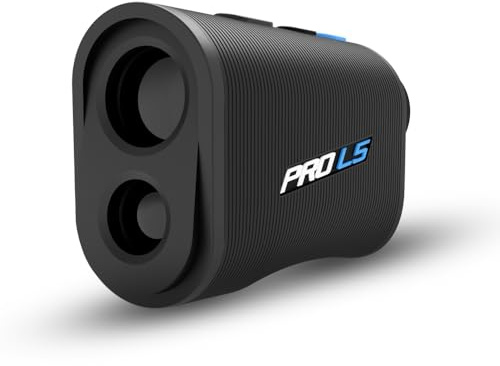 Shot Scope PRO L5 Golf Rangefinder with OLED Display, Adaptive Slope Technology, Targer-Lock Vibration, 1300 yard range & x7 magnification