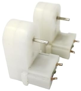 XTVVTODJXT 7-Shaped DC Gear Electronic Starter Small White Geared Machinery 3V-6V 100RPM 020 Model Decelerate Motors for Miniature